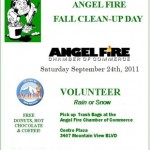 Angel Fire Fall Clean-Up Day