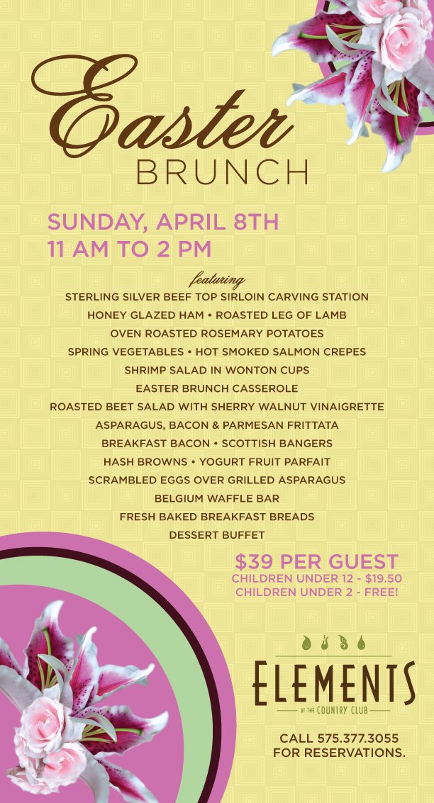 Easter Brunch Elements Angel Fire, New Mexico