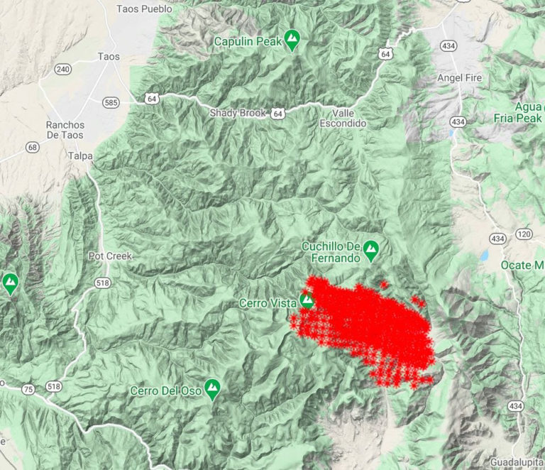 New Fire Start On The Carson National Forest, Camino Real Ranger